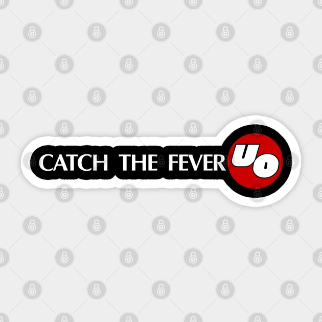 catch the fever uo as worn by kurt cobain Sticker by VizRad
